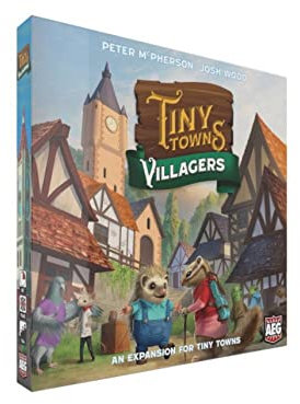 Alderac Entertainment - Tiny Towns Villagers - Board Game - Expansion - for 1-6 Players - from Ages 14+ - English