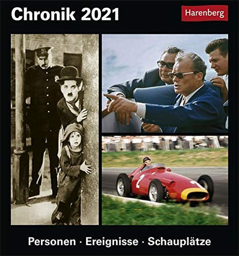 Chronik - Kulturkalender 2021 - Harenberg-Verlag - Tagesabreißkalender mit Ereignissen aus Politik und Geschichte - 14,8 cm x 15,8 cm