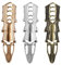 Minkissy 3 Stück Voller Fingerring Knöchel Gelenk Ring Retro Gothic Rock Verstellbar für Halloween Cosplay Kostüm Party Zubehör