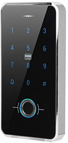 Fingerabdruck-Türschloss, intelligentes Türschloss, wasserdichtes Fingerabdruck-/Passwort-/Kartentürschloss, schlüsselloses Türzugangssystem, IP68, mit Touchscreen, für Büro/Wohnung