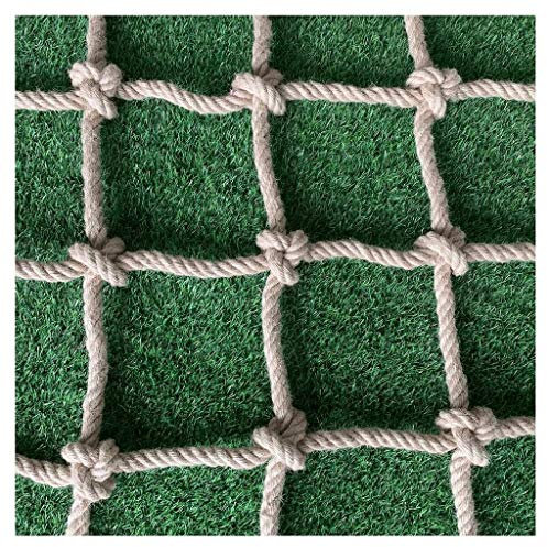 Schutznetz Sicherheitsnetz Nylon Ladungs Seilnetz Kletternetz für Kindertraining, Balkontreppengeländer für Kinder, Retro-Deckendekorationsnetz, Isolationsnetz für Frachtanhänger, 2 * 3M (7 * 10ft)