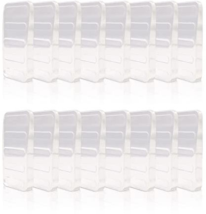 Modixun Möbel-Nivellierkeile aus robustem Gummi, rutschfest, stapelbar, für Bett, WC, Schreibtisch, 5 mm Höhe, 16 Stück