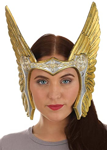 Valkyrie Warrior Headband Viking Costume Flexible Foam, Metallic Detailing, Elastic Band | The Fierce Fighter, Bronze, Standard