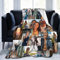 ZQBDFC Outer Banks Weiche Überwurfdecken OBX Atmungsaktive Leichte Decke Flanell Reise Personalisierte Decken für Couch Bett Sofa X in Mehrfarbig 60 x 127 cm
