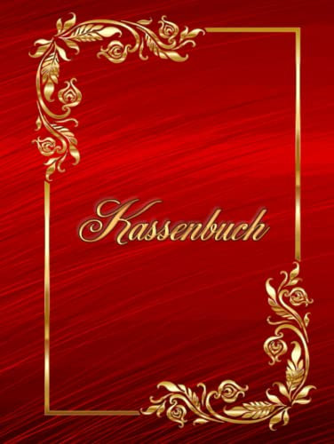 Kassenbuch für viele Berufe geeignet Finanzplaner Handwerker Dienstleistung Händler Kleinunternehmer Vereine Freiberufler Werkstatt Gastronomen ... Ausgaben Kontoübersicht Geschenkidee Rot 02