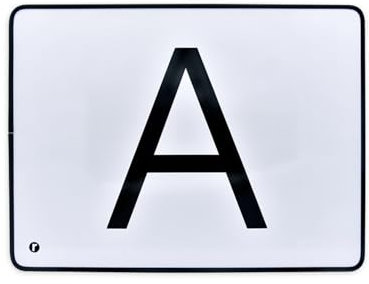 Reflecto A-Tafel starr | A-Schild für Abfalltransport aus Aluminium | 1 mm Stärke | mit oder ohne Kantenschutz | 400x300 mm | Warntafel Abfalltafel Abfallschild LKW (mit Kantenschutz)
