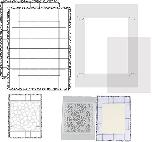 3 Stück/Set Stick und Stempelmatte und feste Stempel-Mischvorlage niedrige Klebefläche für DIY-Projekte Papierkarten ScrapbookingumProjekte an Ort und Stelle zuhalten während die Tinte gemischt wird