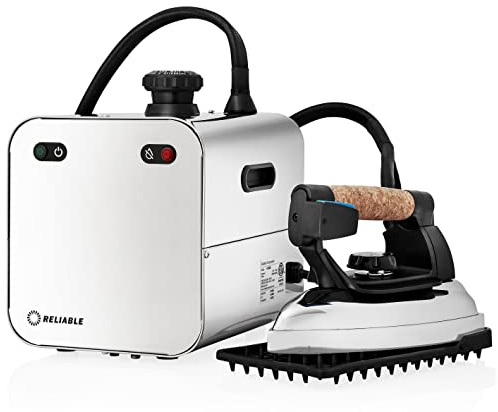 Reliable 4100IS Professional Steam Iron Station with Eco Mode, 120V, 4 Safety System, 2.2L Boiler Stainless Steel Boiler, 2.2M Steam Hose Made with Aluminum Soleplate Iron, Made in Italy