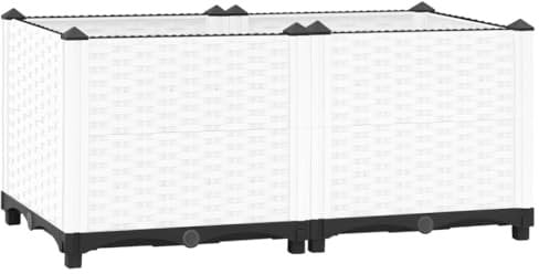Revera Fioriera Rialzata 80x40x38 cm in Polipropilene