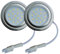 RUEHALF 2 Piezas 12V DC 220V 1,5 W Extractor Ventilador Bombilla 55mm Agujero de Corte Campana extractora luz LED Mini luz de ventilación (Color : 12V DC Warm White, Size : No)