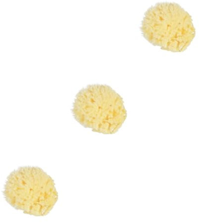 minkissy 3pcs Baby Sponge Bath Scrubber for Body Facial Fishbone Hair Band Press on Nail Packaging Bath Sponge Face Scrubbers Baby Washer Machine Shower Sponge Soap Natural Greece