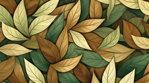Holz-Bild 140 x 80 cm: Eco Wave ist ein abstraktes Muster, das von der Schönheit der Natur inspiriert ist. Mit einer harmonischen Mischung aus Grün- (204239114)