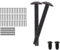 Tornillos de Ventilador, Juego de 100, Kit de tornillo Ventilador PC, 2 Tipos de Tornillos, Largos y Cortos, para Ordenador Portátil, Reparación de Equipos, Color Negro