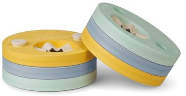Saro -Manguitos de Aprendizaje Evolutivos -Discos de natación, Amarillo-Verde-Azul o Rosa, hasta 60Kg (Azul)