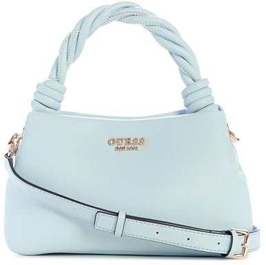 GUESS Damen Sansa Tragegriff Oben Umhängetasche, Powder Blue