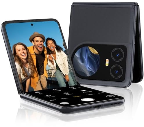 Blackview Hero 10 Faltbares Handy (36GB+256GB) Helio G99, 6.9FHD+ 120Hz Amoled, 108MP Kamera, 45W/4000mAh, Fingerabdruck/NFC/Bluetooth 5.2/Dual SIM 4G Simlockfreie Smartphone Klappbares Ohne Vertrag