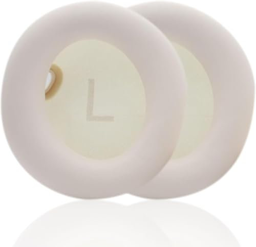 Replacement ear pads compatible with Anker Soundcore Space One earphones Akkiv ear pads are made of protein leather and memory foam - streamer silver