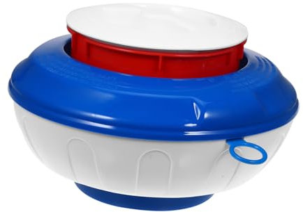 BESPORTBLE Dosiergerät für und im Schwimmbad aboveground Pool chlorinator schwimmtier Pool schwimminsel Pool poolkärcher für Schwimmbad Poolschwimmer Poolhalter Poolspender pp Blue