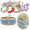 LS-LebenStil Exklusives Statement Armband - das Original - Love Peace Happiness Sand Quasten besticktes Boho Canvas Webarmband Damen Freundschaftsarmband Boho gewebt textiles Stoffarmband 16-20mm
