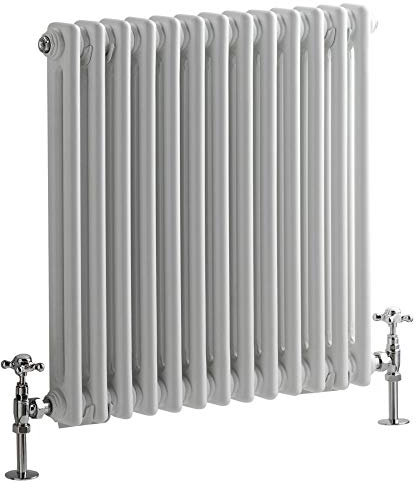 Hudson Reed Regent - Radiatore a Colonne 600mm x 605mm Bianco