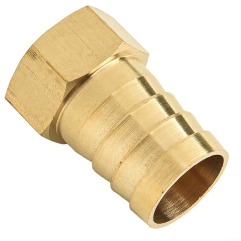 Raccord de tuyau en laiton avec queue ardillon, 3/4 pour filetage femelle BSP pour une installation fiable de tuyau (25 mm)