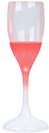 LED Cups Liquid Activated Glow Dark Drinking Glasses, Champagne Flutes, | Light Up Light Up Colored Drinking Party Glasses Champagne Flutes for Wedding Christmas Party