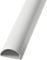 25cm – 16mm x 8mm White Trunking | Half Round Cable Conduit Cover | HDMI AV TV Ethernet & Speaker Wire Ducting | Wall Tidy Management | Self-Adhesive Backing *Easy Install* | Neat Skirting Home