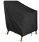 KHOMO GEAR Panther-Serie – Abdeckung für Terrassenstühle – robuste Premium-Abdeckung für Gartenmöbel – Schwarz, Standard