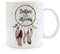 ilka parey wandtattoo-welt Tasse Becher Motiv Traumfänger Spruch Follow your Dreams Kaffeebecher Geschenk Spruchbecher ts932