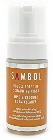 Sambol - Rosé- und Rotgold-Schaumreiniger 100 ml - Goldschmuckreinigung und Pflege