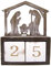 Needzo Countdown-Kalenderblöcke, aus Holz, 15,2 cm