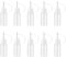 Yibaijia 20 Pcs Precision Tip Applicator Bottles, 10 ml Liquid Dropper Filling Bottles, Needle Tip Glue Bottle for DIY Quilling Craft, Oiler Bottle, Small Gluing Projects, Acrylic Painting