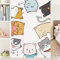 Buerhomie Wandtattoo Kinderzimmer, Katzen Wandsticker, selbstklebend und abnehmbar, Wanddeco für baby- & kleinkinderzimmer Jungen Mädchen