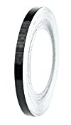 Prolac Strisce decorative (10 m) per auto, moto, barca o fai da te, strisce adesive, strisce laterali, colore nero lucido