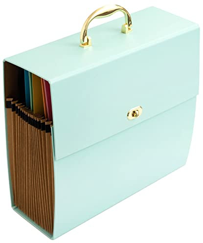 We R Memory Keepers 60000272 We R Akkordeon Papieraufbewahrung, Minzgrün-6000272, Mint, 30,5 x 30,5 cm