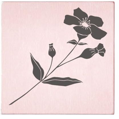 May and Berry Holzstempel - Wildblume, 45x45mm