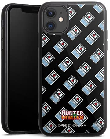 Gallery Case kompatibel mit Apple iPhone 11 Handyhülle 9H Gehärtetes Glas Rückseite Hülle Hunter x Hunter Fantasy Anime