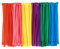 QDiShi 600 fascette piccole colorate da 10 cm, multicolore, per ghirlande decorative in rete, cravatte in plastica colorate gialle, blu, rosso, verde, rosa, viola (100 per colore)