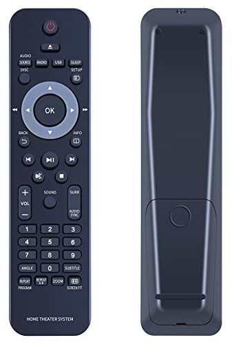 GOUYESHO Apto para Philips Home Theater System Reemplazo Mando a Distancia Compatible con HTD3200, HTS2200, HTS2200/93, HTS2500, HTS2500/05, HTS3020, HTS3269, HTS3539, HTS3540/12, HTS5520 0/12