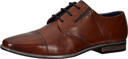 bugatti man Business Lace Shoe Cognac, 41