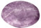 Edelstein Scheibenstein 3-5 cm + Edelsteinkarte | Handschmeichler Taschenstein Massagestein | Lebensquelle Plus (Lepidolith, lila)