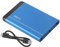 Yosoo Health Gear Mobile Hard Disk Box USB3.0 Portable 2.5in SSD HDD SATA Aluminum Alloy Enclosure 8TB for Desktop Laptop Blue White (Blue, Not included Hard Disk )