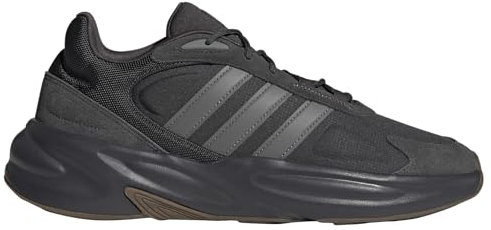 Adidas Herren Ozelle Shoes, Carbon/Grey Four/Pulse Lime, 43 1/3 EU