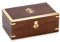NKlaus Maritimes Schatzkiste Box Echtholz und Messing 18,5 x 11,5cm Anker Schatzbox 14624