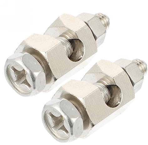 UKCOCO 2 Stücke Solar Erdung Clip Photovoltaik Kupplung Einfach Installieren Solar Panel Bolt-auf Kabel Clip