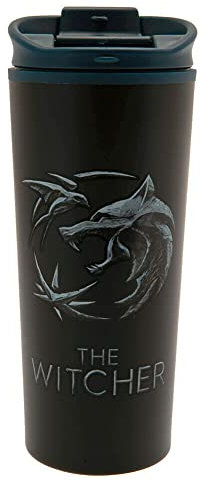 The Witcher Tasse en métal portable (taille unique) (Noir)