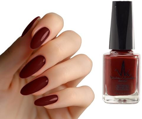 Vivien Kondor Nail Polish Vegan Friendly Nail Polish with Argan Oil from Morocco (Flaming Red)
