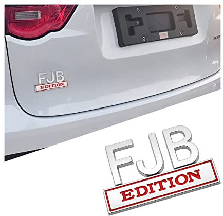 Adunsiaoto Auto 3D Metall Abziehbilder Aufkleber, Abs Autoaufkleber, Selbstklebende Autoaufkleber Fahrzeug Aufkleber, Kotflügel-Seitentür-Aufkleber(Silber/Rot)