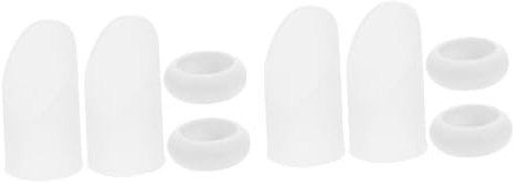 PRETYZOOM 8 Stk Teekannen-auslaufschutz Wasserkocher Teekrug Teekessel Teekannenzubehör Ausgussschutz Für Teekannen Für Zu Hause Dekorative Auslaufabdeckung Silikonhüllen Weiß Kieselgel