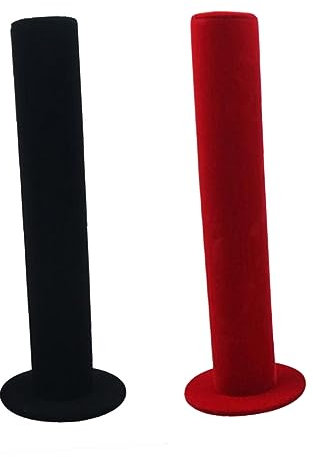 SAFIGLE Armband Präsentationsständer Schmuckständer Kunststoff Mikrofaser Oberfläche Rot Aufbewahrung Und Anzeige Für Armbänder Und Uhren